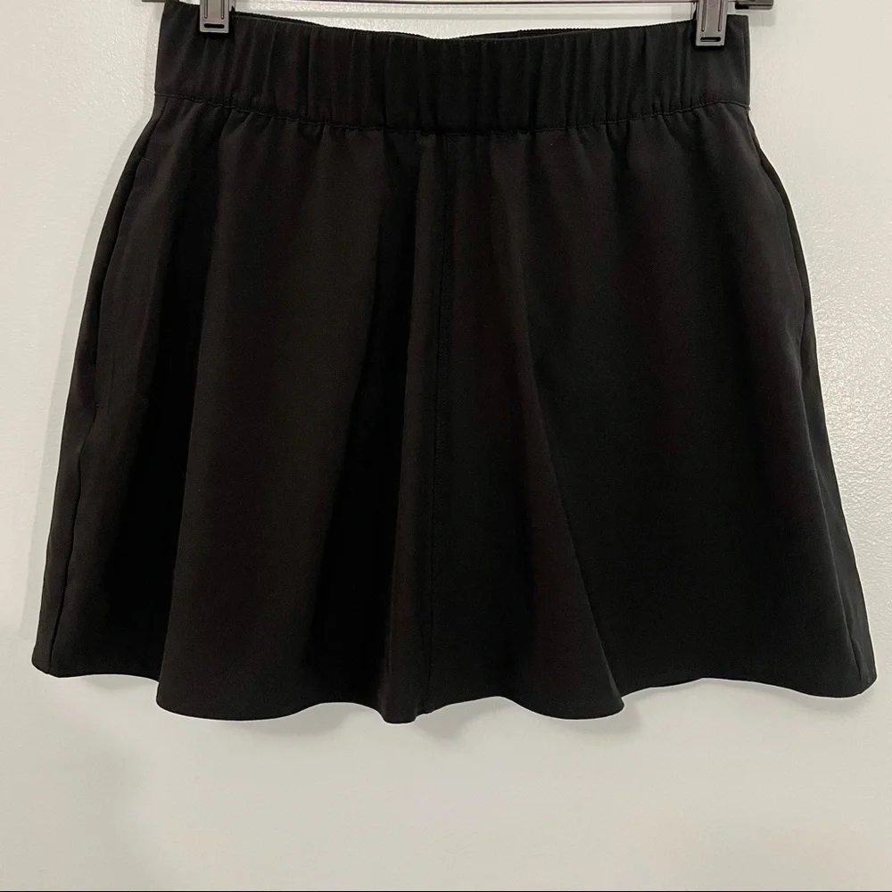 Talbots Black Athletic Tennis Skirt with Shorts